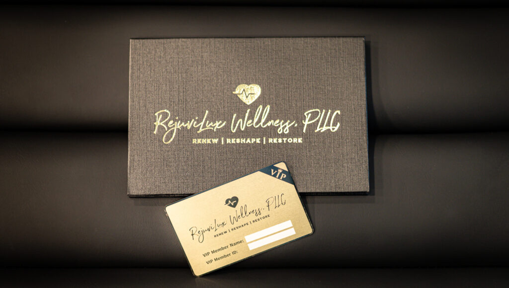 VIP Membership 1 - RejuviLux Wellness, PLLC Rejuvilux Wellness VIP card