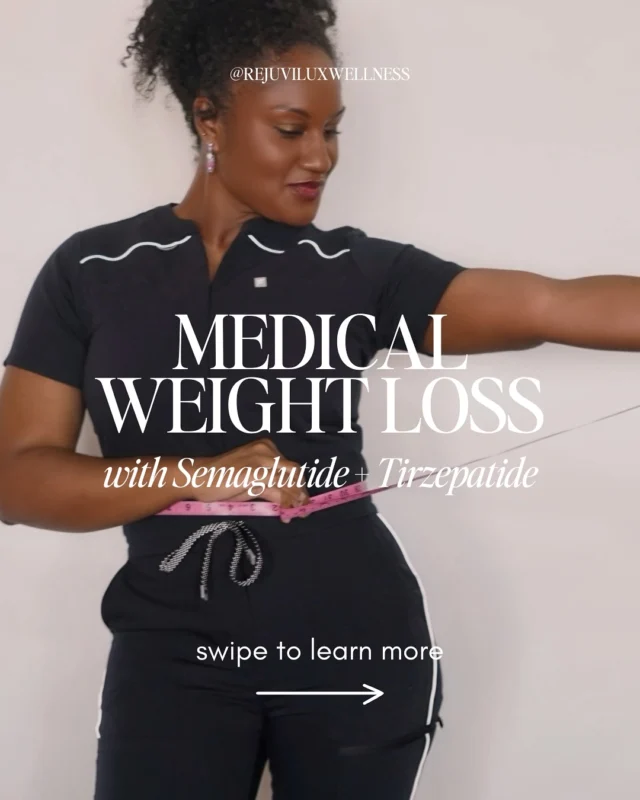Tired of feeling like you’re doing everything and still not seeing the scale move?

At RejuviLux, our approach to medical weight loss is all about sustainability, science, and support. 

Using powerful tools, we help regulate hunger cues, curb cravings, and support real fat loss—without the chaos of fad diets.

This isn’t about shrinking yourself—it’s about feeling strong, energized, and back in control of your health.

DM “Weight Loss” to chat through your goals or schedule a consultation.

You don’t have to do this alone. Let’s build a plan that works for you.

🔗 Click the link in my bio to book or DM to chat about your glow up!👇🏼🖤

#SanAntonioWellness #WeightLossSupport #RejuviLuxWellness #BodyConfidenceBoost #HealthyNotExtreme